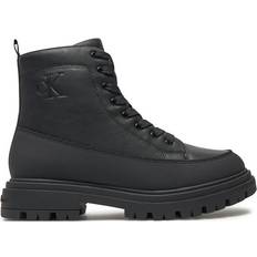 Calvin Klein Dame Sko Calvin Klein Vinterstøvle Lace-Up Bootie Kids Boots - Black
