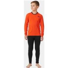 Red Base Layer Children's Clothing Helly Hansen Junior HH Lifa Active Base Layer Set - Cherry Toma Red