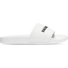 Balenciaga Rubber Slides Balenciaga Pool Slide Sandal Rubber - White