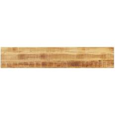 Holz Tischbeine vidaXL Tischplatte 180x20x2,5 cm Rechteckig Raues Massivholz Mango Tischbein