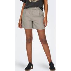 Only Onllinda Høj Talje Wide Leg Fit Shorts - Taupe
