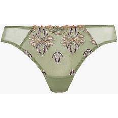 Green - Thongs Knickers Chantelle Champs Elysees Tanga - Green