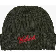 Woolrich Herren Beanie Merino-Schurwolle - Oliv