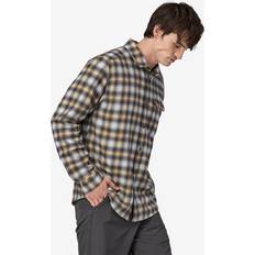 Patagonia L/S LW Fjord Flannel Shirt - Grey/Blue