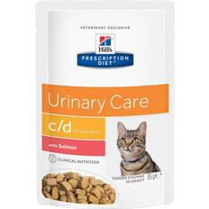 Hill's Cats Pets Hill's Prescription Diet c/d Multicare Urinary Care - Salmon 24 x 85 g