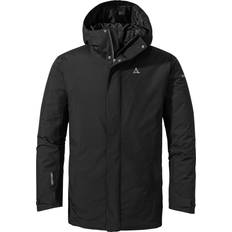 Herren - Winddicht Mäntel Schöffel Hiking Parka Style Froda MNS - Schwarz