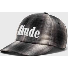 Flannel Accessories Rhude Gray Flannel 6-Panel Cap - Black/Grey