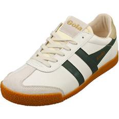 Womens Casual Trainers - White Green