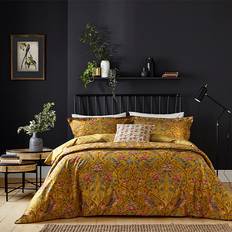 Hemtextil Morris & Co Seasons By May Super King Size Set Mustard Duvet Cover Yellow