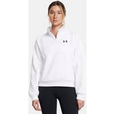 Clothing Under Armour Fleece Pro Half Zip Women's - White/Black