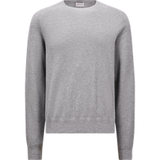 Moncler Herr Tröjor Moncler Pull En Coton Et Cachemire - Gris