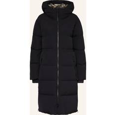 Stretchgewebe Mäntel Woolrich Parka Matt - Schwarz