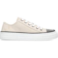 Brunello Cucinelli Leather Monili Low-Top Sneakers - Beige