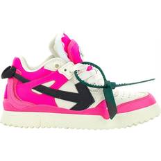 Off-White Women Trainers Off-White Midtop Fuchsia Leather Sneakers - Pink