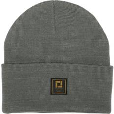 Only & Sons Mössor Only & Sons Onsisaac Platt Stickad Logotyp Mössa Castor Gray