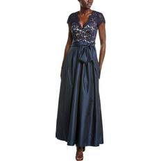 Eliza J Eliza J Taffeta & Lace Gown