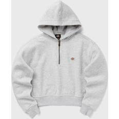 Dickies Women Jumpers Dickies Oakport 1/4 Zip Hoodie Women - Heather Grey