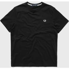 Fred Perry Herren T-Shirts Fred Perry Crew Neck T-Shirt Men Shortsleeves - Schwarz