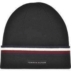 Tommy Hilfiger Corporate Signature Tape Beanie - Black