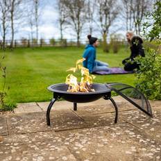 B&Q Fire Pits & Fire Baskets B&Q Portable Fire Pit Bowl H41 x 54 cm - One Size