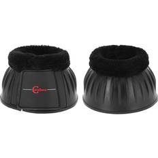 Reitsport Covalliero Hufglocken Gummi mit Teddy-Fleece Sprungglocken X-Full