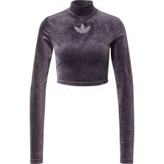 Femme - Violet Chemises BLING CROP Aurora Black