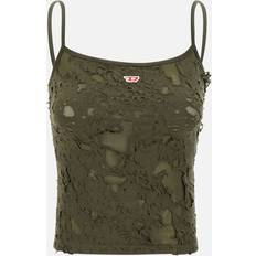 Diesel Women Blouses Diesel Sleeveless Top - Green - Women