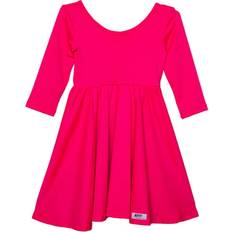 Vestidos Worthy Threads Girls Twirly Dress - Bright Pink