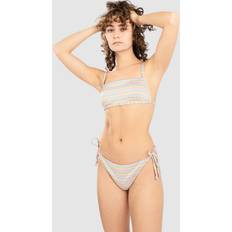 Damen Bikinioberteile Roxy Wavy Stripe Bralette Bikini Top - Papaya