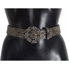 Multicoloured Belts Dolce & Gabbana Sequined Crystal Waist Belt Multicolor