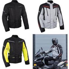 Oxford Metro 2.0 Textile Motorcycle Jacket Black Fluro, Black/yellow