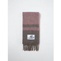 Purple Scarfs Marni Purple & Brown Striped Scarf - Prune Violet