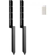 Haver & Udemiljøer VEVOR Fence Post Anchor Repair Kit 2 Pack Inner Diameter 2 x 2 Inches Heavy Duty Steel