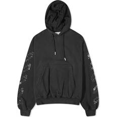 Off-White Hoodie mit diagonalen Streifen - Herren - Schwarz