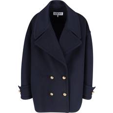 Femme - Or Manteaux Loewe Double-Breasted Mini Coat