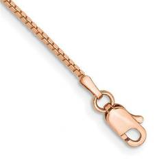 Bagatela 14K Rose Gold mm in. Box Chain Bracelet