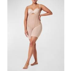 Bodysuits Spanx Womens Natural Bronze Super Open Bodysuit