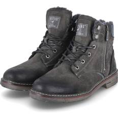 Mustang Herren Stiefeletten Mustang Herren Stiefelette Schnürboot - Grau