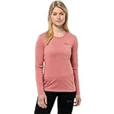 Jack Wolfskin Dame Sweatere Jack Wolfskin Women's Sky Thermal L/S Fleecesweater - Brun