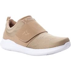 Beige - Men Walking Shoes Viator Strap SlipOn Walking Shoe - Sand