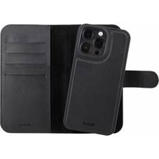 Étuis portefeuille Holdit Étui Portefeuille Magnetique Plus iPhone 16 Pro Max, noir