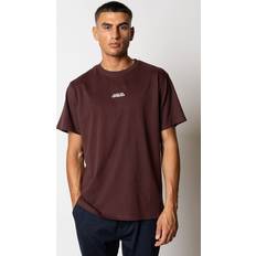 Clean Cut Copenhagen Kläder Clean Cut Copenhagen Cohen Brushed Tee SS - Dark Plum