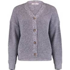 Gris - Mujer Cárdigans Hailys CD Pi44pa Cardigan - Grey