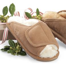 Lamo Womens Wrap Slipper Chestnut