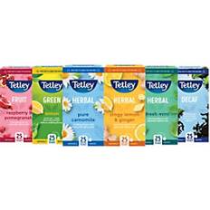 Tetley Fruit & Herbal Variety Pack 6 x 25 (Pack of 150)