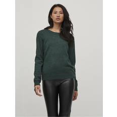 Vila ViRil L/S O-Neck Knit Top - Grön