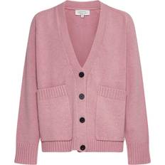 Herre - Rosa Cardigans Studio Nicholson Chunky Strikket Lamull Cardigan Gensere - Pink