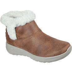 Skechers Beige Bottes Skechers Damen Stiefelette - Braun