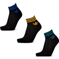 Adidas Gula Strumpor adidas Trefoil Ankle Sock Half-Cushioned 3 Pair Pack - Svart