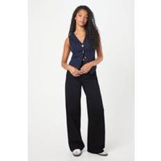 Clothing Dorothy Perkins Tall Wide Leg Denim Jeans - Black